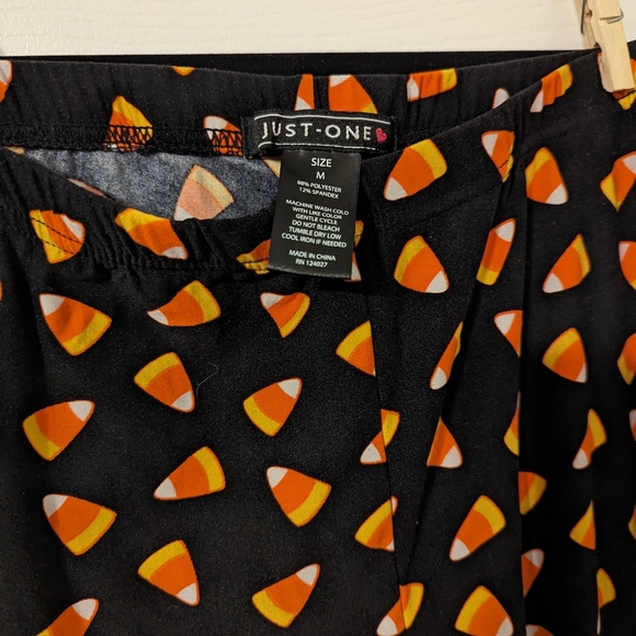 Adult Halloween Candy Corn leggings - Picture 2 of 2